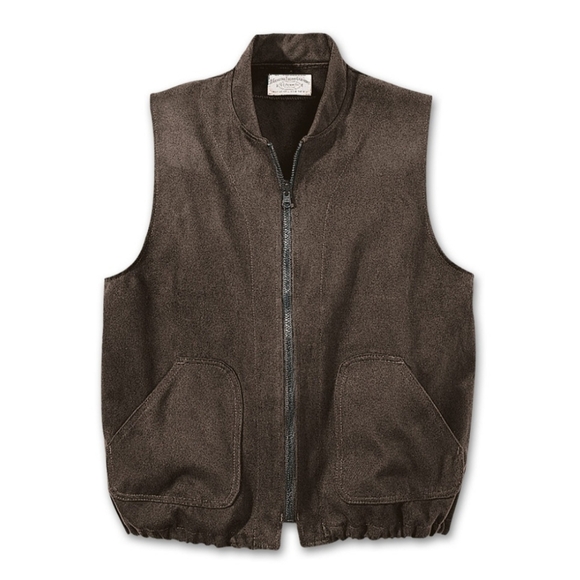 Filson Vintage XL Moleskin Cloth Zip Vest Style 151. A Rugged Heritage Piece - Picture 2 of 9